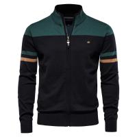 Sudadera de Punto Casual de Moda para Hombres Cuello Alto de Medio Talla con Capucha - details 4