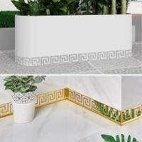 Pegatinas de espejo DIY, adhesivo Adhesivo de pared adhesivo extraíble, calcomanías geométricas, patrón de llave griega, decoración de fondo de dormitorio, habitación del hogar - details 4