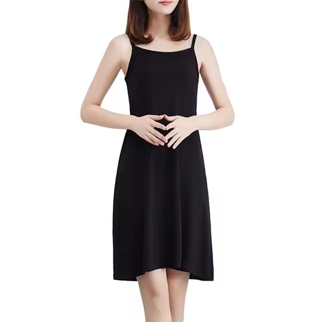 Falda Pantufla de Mujer Ajustada y Plana Ideal para Faldas Cortas Vestido de Noche de Servicio en Casa Moda de Belleza - 1