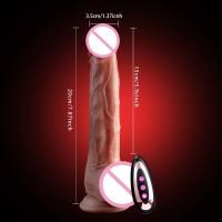 Leten Vibrador Caliente y Telescópico Gran Penetración Anal y Vaginal Juguete Sexual para Mujeres - details 3