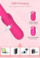 Consolador vibrador de punto G para mujer, 10 velocidades, succionador de clítoris, estimulador de clítoris Oral, motores duales, Juguetes sexuales para masturbador femenino adulto - details 6