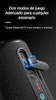SANLEPUS Altavoz Bluetooth con Sonido HD, Altavoz Inalámbrico Portátil con Luces Intermitentes de Colores, IPX5 Resistente al Agua, Hasta 10H de Tiempo de Reproducción, Emparejamiento TWS, BT5.3, para Hogar/Fiesta/Exterior/Playa - details 9