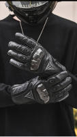 Guantes Térmicos de cuero para motocicleta, equipo de protección de fibra de carbono, a prueba de lluvia, a prueba de viento, pantalla táctil, Invierno - details 6