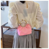 Niche Bolso minimalista con cuentas para mujer, bolso plisado texturizado, nuevo bolso cruzado versátil de moda de verano - details 9