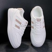 Nuevo 2025 zapatos para caminar informales blancos, marca de calzado deportivo para niñas de baja altura - details 5