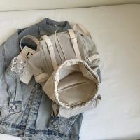 Mochila con cordón para exteriores de estilo coreano, mochila deportiva impermeable de nailon para viajes, bolso de hombro para senderismo y viajes de gran capacidad - details 1