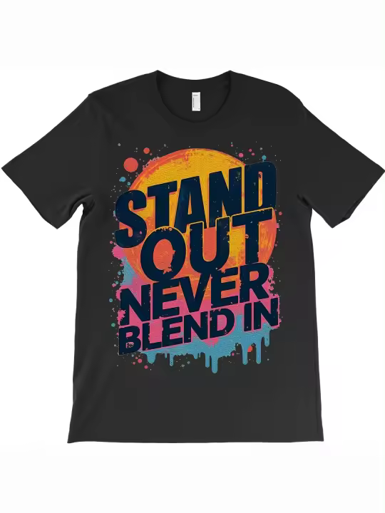 Mensaje atrevido con colores vibrantes Camiseta Regalo para papá Manga corta con cuello redondo suave y cómoda - 1286 g - 1
