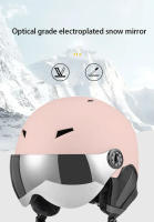 Cascos de esquí para adultos y niños, protectores de viento aislados de seguridad para deportes al aire libre, esquí y Snowboard, casco de nieve para hombres y mujeres, invierno, nuevo - details 6