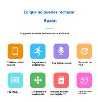 Cámaras de vigilancia Wifi interior doméstico HD iPhone APP inalámbrico inteligente Visión nocturna - details 1