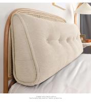 Cojín de Descanso de Cama Triangular Suave Almohada de Lectura Grande con Almohada de Espalda para Adultos - details 18