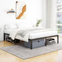 Cama de Metal Moderna Marco de 140 x 200 cm Montaje Fácil Ideal para Adultos, Niños, Adolescentes - details 0
