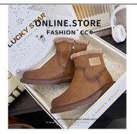 Nuevas botas de nieve de terciopelo cálidas botas de mujer botas cortas casuales versátiles - details 24