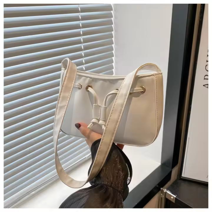 New 2025 simple personality casual small square bag commuter ladies handbag temperament shoulder underarm bag - 1
