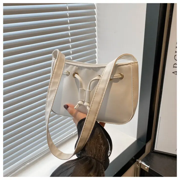 New 2025 simple personality casual small square bag commuter ladies handbag temperament shoulder underarm bag - 1