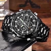 Reloj Deportivo de Cronómetro Automático de Lujo Premium Correa de Aleación de Moda - details 2