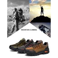 TaoBo, zapatos de senderismo de estilo clásico para hombre, zapatos deportivos de nieve con cordones de piel, zapatos de montaña con suela acolchada para hombre, zapatos de Trekking - details 1