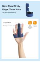 Gatillo ajustable con soporte para dedo, abrazadera para el pulgar, cinta correctora para dedos, alivia el dolor de flexión, beneficios para la salud - details 2