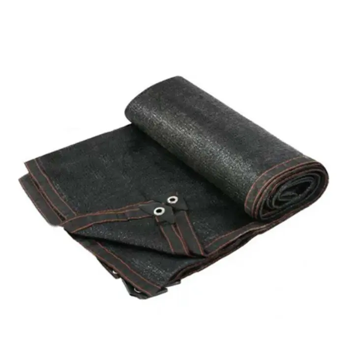 Malla de Sombra HDPE Anti-UV Negro Ideal para Patio, Jardín, Estable, Kennel - 1