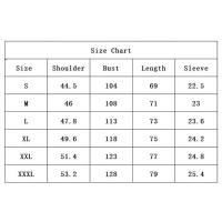 Polos para hombre, camisas de trabajo informales con solapa, manga corta, básico, moderno, lunares, botones de bloque de Color, camisa de Golf de corte Regular de verano - details 1