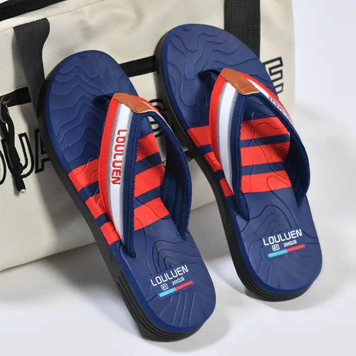 Nuevas Zapatillas de Playa para Hombres Sandalias de Moda Coreana Personalizadas - 1