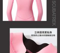 Mujer Diver 2mm neopreno equipo de buceo rosa Bikini de manga larga traje de baño coreano surf traje de baño Snorkeg - details 4