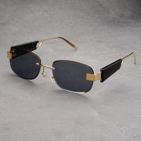 Gafas de sol gruesas de alto valor gafas de sol faciales cuadradas de metal para hombres y mujeres moda tendencia anti ultravioleta - details 8