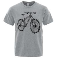 Camisetas con estampado divertido para hombre, camiseta de montaña para hombre, camisetas de manga corta transpirables de verano - details 4