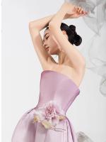 Vestido de noche, sensación de alta gama para mujer francesa sin tirantes, vestido de novia, lujo ligero, novia de nicho, fiesta de compromiso, súper hada - details 3