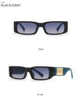 Toyear-gafas de sol rectangulares para hombre y mujer, lentes de sol de marca de lujo, montura pequeña, clásicas, estilo Punk, Vintage, cuadradas - details 12