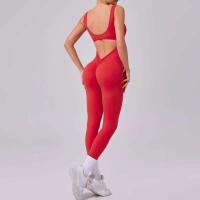 Monos de Yoga sin Costuras Ropa Deportiva Hip-Lifting para Mujeres Leggings de Gimnasio para Workout y Correr - details 9