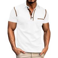 Polo de hombre de manga corta con hombros holgados. - details 3