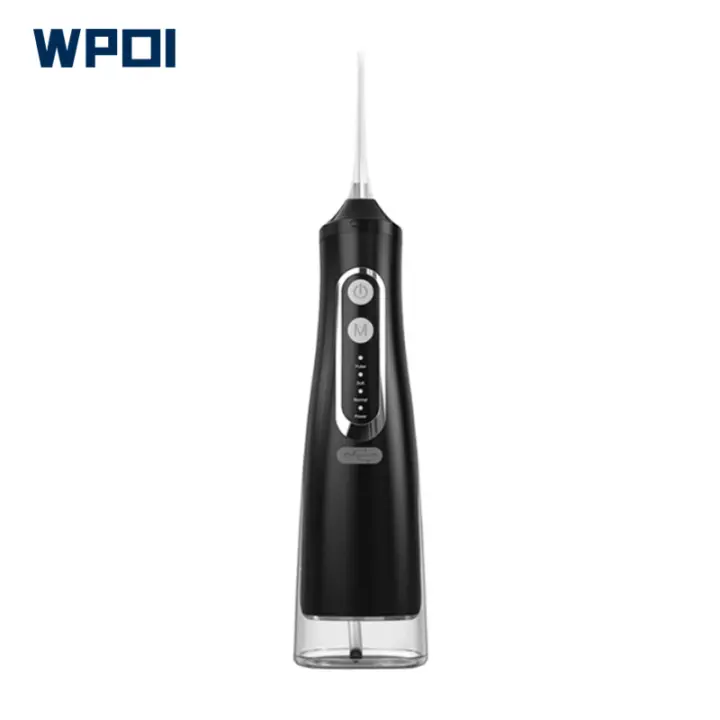 Irrigador Dental Eléctrico con 4 Boquillas, 4 Modos, IPX7 Impermeable, Recargable por USB, Depósito de Agua de 310ml, Cepillo Dental Eléctrico para Limpieza Oral - 1