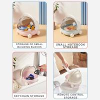 Caja de almacenamiento de escritorio con forma de cuna para bebé, cama de bebé para Labubu, contenedor de almacenamiento, bañadores - details 3