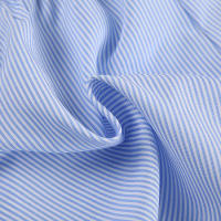 Pantalones cortos básicos cómodos e informales sueltos con botones de cintura elástica tejidos a rayas de verano para mujer - details 16