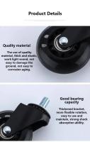 Ruedas de Hielo de Acero PU Mudo 5 Pcs 3 Pulgadas Para Equipo de Electroforesis de Entretenimiento - details 2