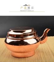 Tetera Duoma de cobre rojo de 10cm de diámetro/productos tibetanos/taza de agua bendita, botella del tesoro, botella limpia con 7 platos disponibles para - details 5