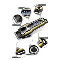 Kemei-cortadora de pelo eléctrica para hombre, cortadora de pelo profesional hine, Barbero, carga rápida por USB, con pantalla LCD - details 6