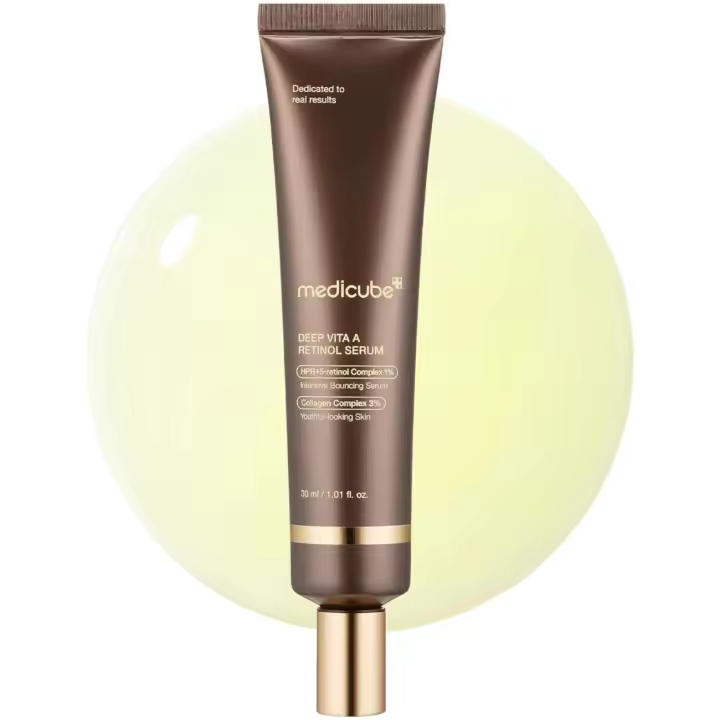 Medicube Deep Reviving Facial Serum Anti-Aging Retinol de 4.ª generación y Bakuchiol apunta a líneas finas, tono desigual y cicatrices de imperfecciones. - 1