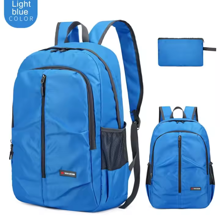 Mochila ultraligera plegable para exteriores de 30L para acampar, viajar, senderismo, hombres y mujeres, impermeable, para pesca, ciclismo, mochila plegable - 1