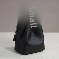 Moda cuero genuino kraft bolsa de almuerzo, bolsa de cubo boca, canasta de comida - details 8
