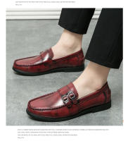 Estilo de pelo puntiagudo casual británico mocasines tendencia transpirable. - details 16