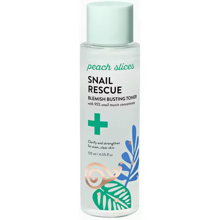 Peach Slices Rescue Blemish Busting Toner 95% Limpiador de poros de caracol Hidrata y equilibra el cuidado de la piel coreano Ácido hialurónico CICA - 1