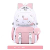 Nueva mochila portátil de gran capacidad para estudiantes de secundaria, moderna y sencilla, billetera desmontable - details 3