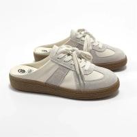 Zapatos de mulas para mujer, mocasines sin cordones con punta redonda, zapatillas para caminar, zuecos perezosos, plataforma de verano, zapatillas Creeper Baotou - details 4