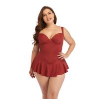 Nuevo conjunto de bikini elegante de talla grande, traje sexy para mujer, tres trajes de baño regordetes, natación de una pieza 2025 - details 1