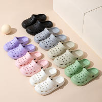 Sandalias de Hogar de EVA Suave para Mujer Punta Alta, Suela Gruesa, Antideslizantes, Secas, Estilo Verano - details 6