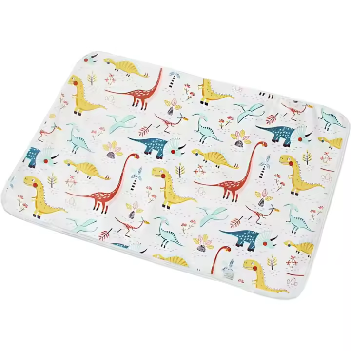 Cambiador de Bebé Impermeable Cambiador de Viaje Reutilizable para Bebés y Niños Pequeños - 1
