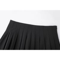 Falda corta plisada vintage casual con cremallera - details 19