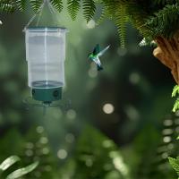 Alimentador de pájaros de suspensión telescópica, casa de pájaros, patio, alimentador de pájaros de hierro, nuevos modelos - details 3