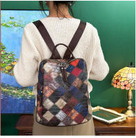 Mochila pequeña de estilo europeo y americano para mujer, morral de gran capacidad para viajes y ocio, novedad - details 2